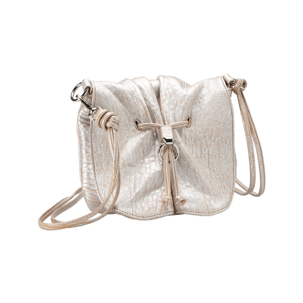 Cole Haan Metallic Leather Crossbody NEW
